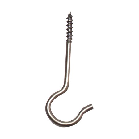 Panacea Panacea Brass Steel 2-1/2 in. H Sturdy Ceiling Hook 5 pk 86205